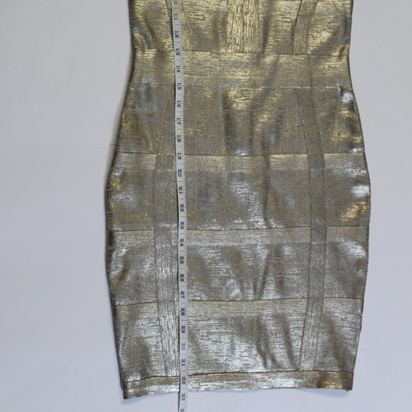 Hera Gold Mini Dress - Picture 7 of 7